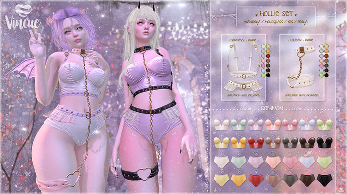 Vincue / Hollie Corset - Candy - Freya