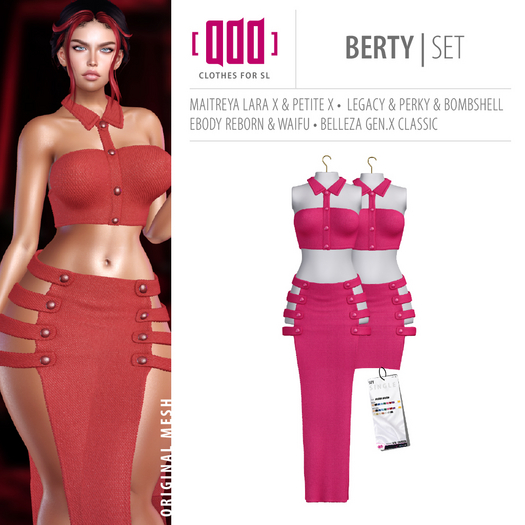 [ADD] Berty Set - Pink