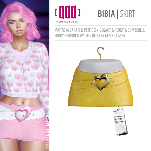 [ADD] Bibia Skirt - Yellow