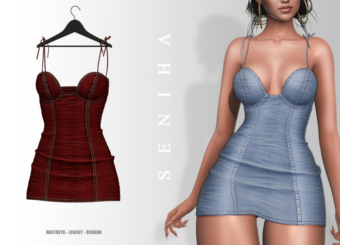 Seniha. Cecile Dress // Red