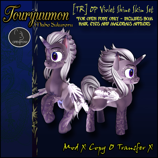 [TR] OP Violet Shine Skin Set