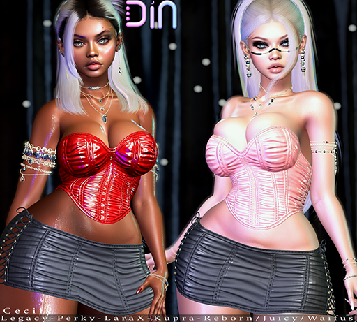 [Din] Cecily Bottom Red