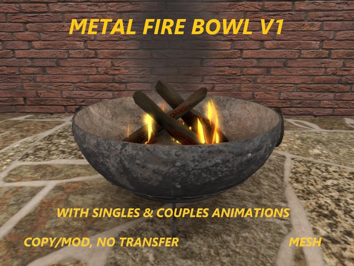 METAL FIRE BOWL V1