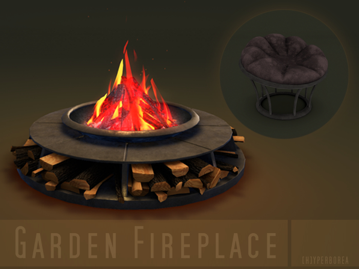 [H] Garden Fireplace