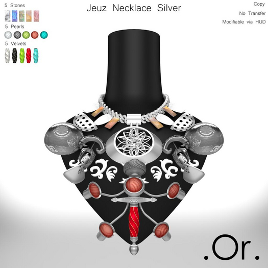 . Or . Jeuz Necklace Silver 
