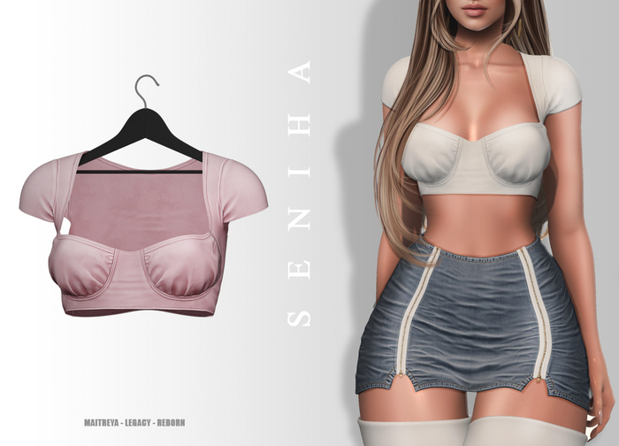 Seniha. Ellen Top // Light Pink