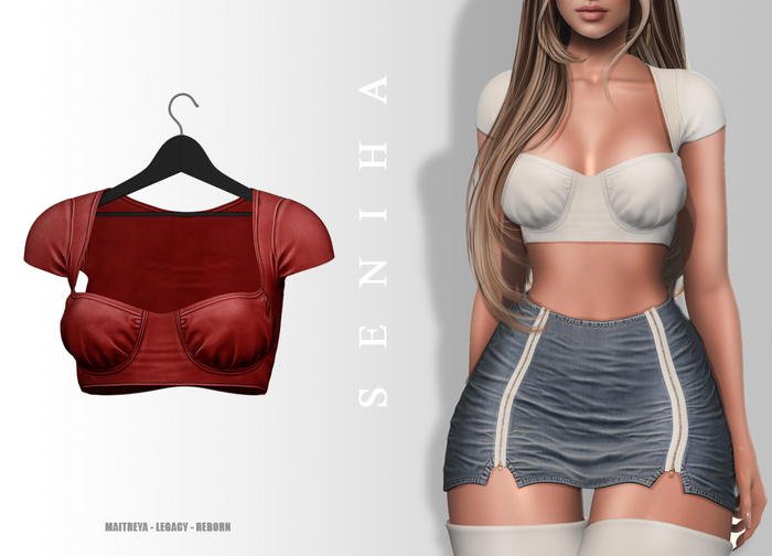 Seniha. Ellen Top // Red
