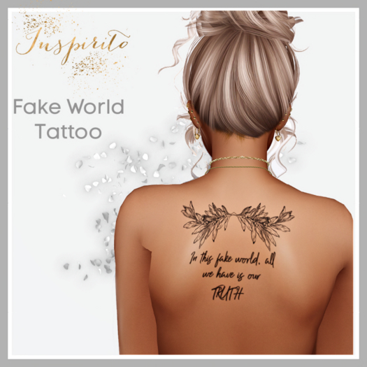 Inspirito: Fake World Tattoo ADD!