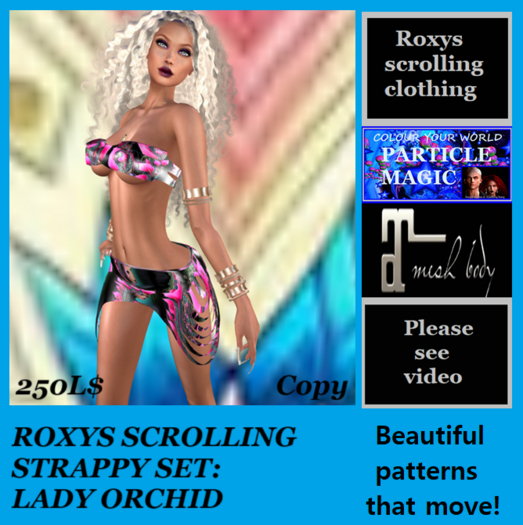 ROXYS SCROLLING SET LADY ORCHID