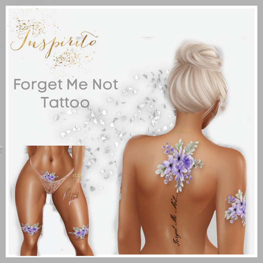 Inspirito: Forget Me Not Tattoo ADD & CLICK!