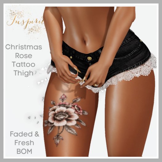 Inspirito:Christmas Roses Thigh ADD!