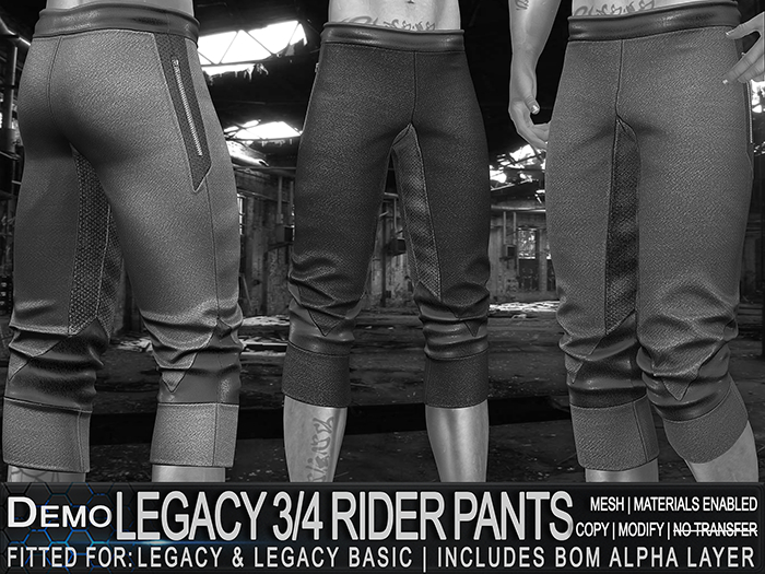 DEMO - ZED 6x Legacy 3/4 Rider Pants - Male