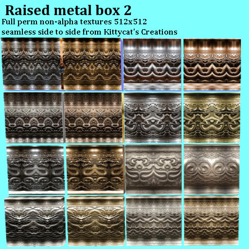 Raised metal 2 box