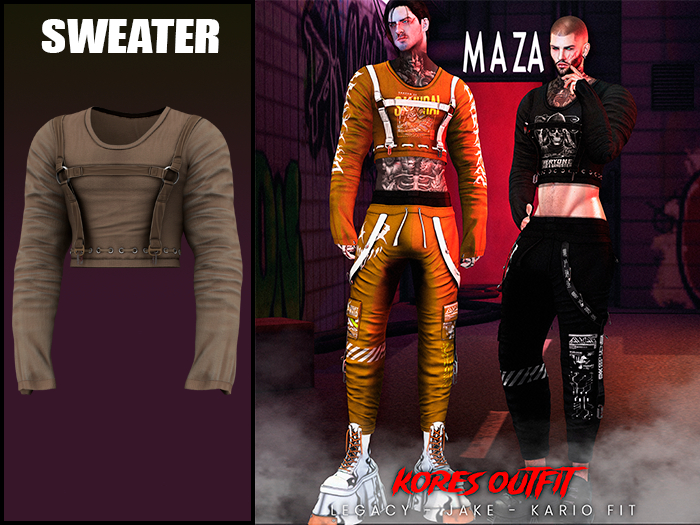 MAZA // KORES SWEATER // BEIGE