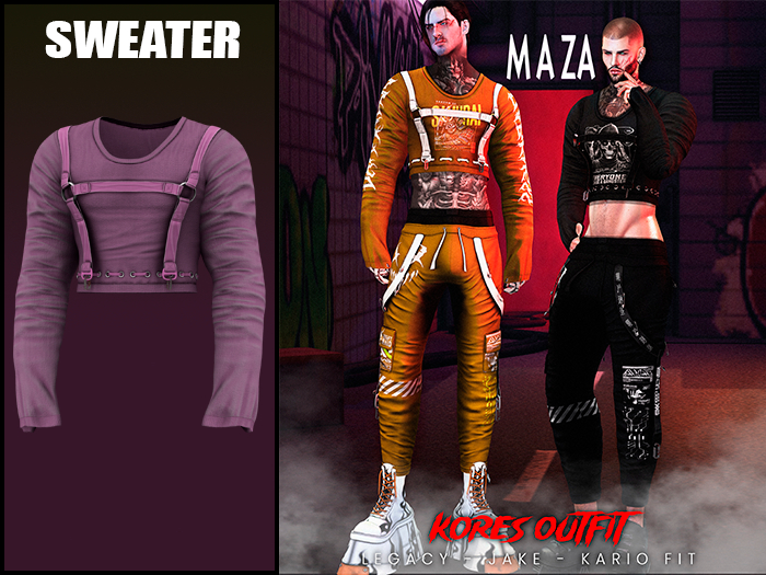 MAZA // KORES SWEATER // LILA
