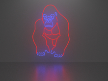 Gorilla neon sign Full Permission