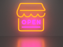 Open 14 neon sign Full Permission