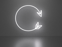 Arrow neon sign Full Permission