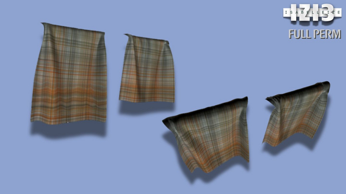 Mesh Hanging Cloth Set (2 Pieces) - Full Perm