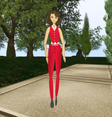 [SLZ] PMR Cardy Red Suit (Vest Shirt Pants and Jewels)
