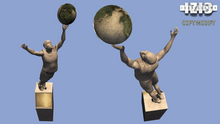 Mesh Statue - Sport Symbol (Man Holding the World) - Copy/Modify