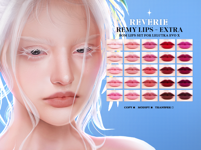 [REVERIE] Remy Lips - Extra Pack [BOM\EvoX]