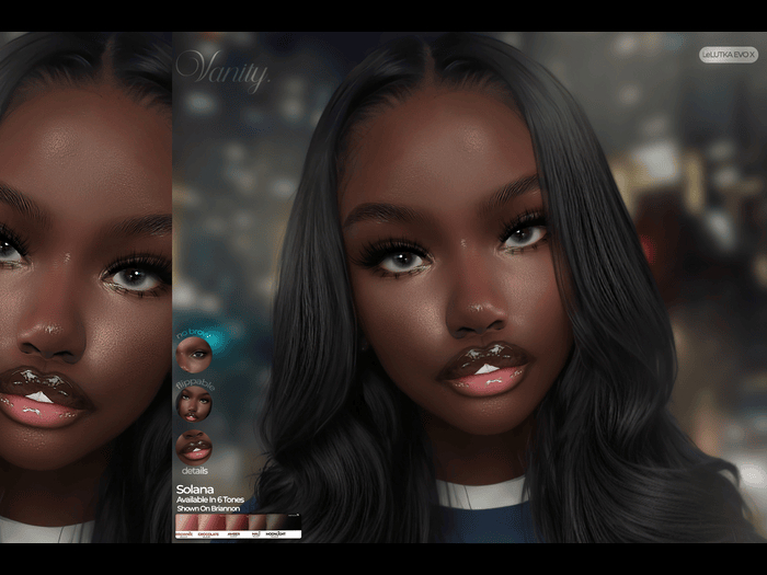 Vanity. Solana Skin - Ebony