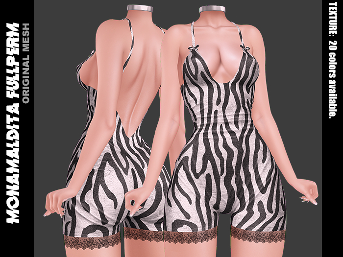 180 - MONAMALDITA - Texture Lace & Animal - Gift Group Vip