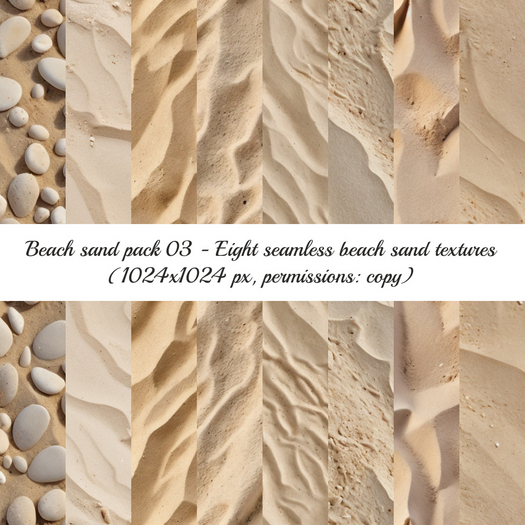 [Alpha Magic] Beach sand textures pack 03