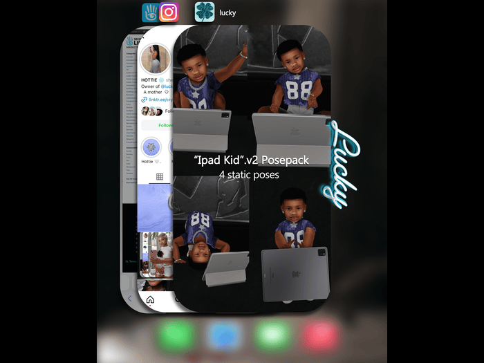 Lucky. "Ipad Kid".v2 Posepack
