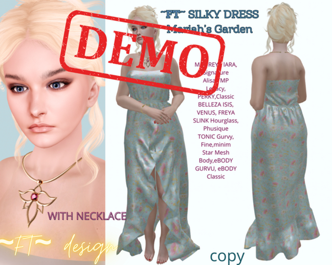 DEMO ~FT~ SILKY DRESS Mariah's Garden 