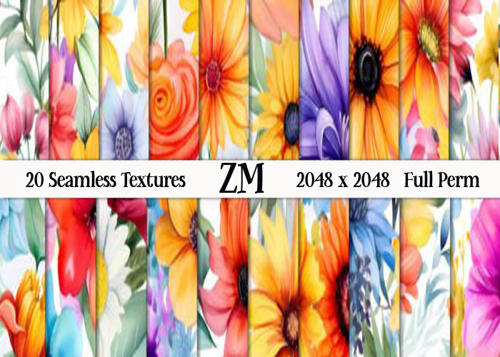 SUMMER FLOWERS TEXTURES