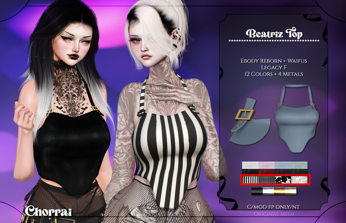 Chorrai - Beatriz Top {Extra Pack}