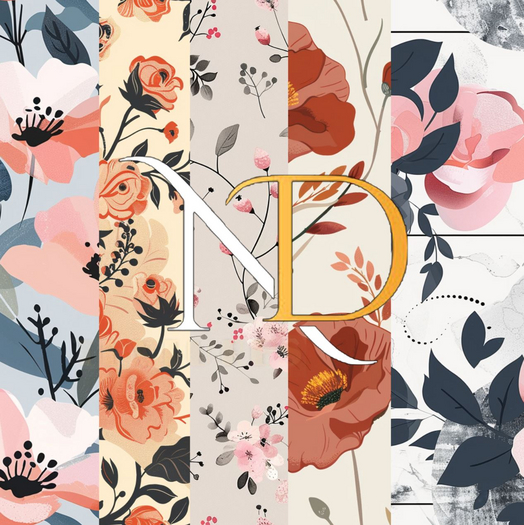 N&D HD table cloth flowers - texture pack 5  - FULL PERM