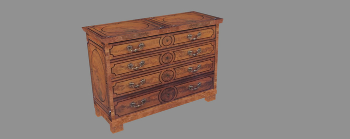 Antiki-Taki Chest of Drawers (Georgian-Walnut)