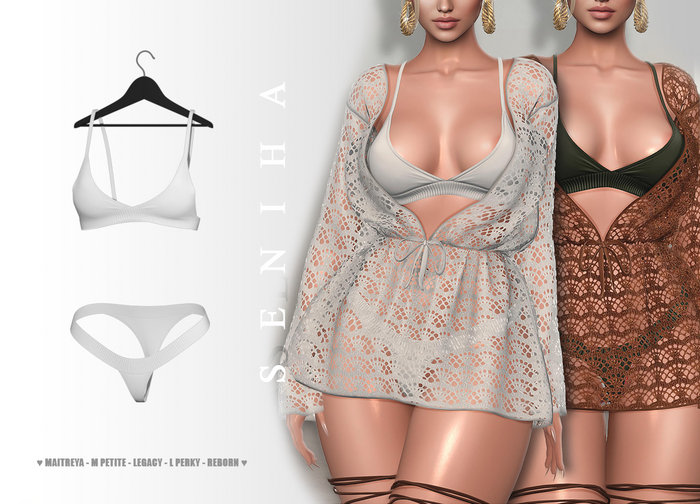 Seniha. Kazem Bikini // White