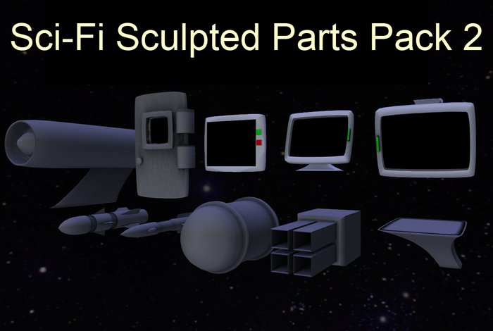 Sculpty Sci-Fi Parts Pack 2