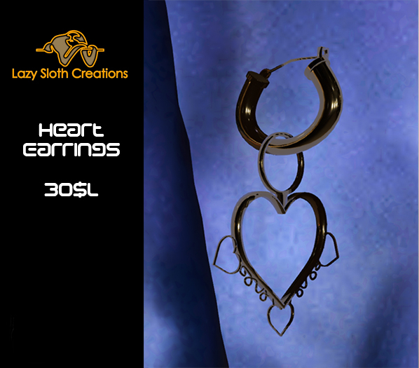 :LS: Heart Earrings