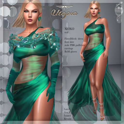 Utopia xoxo teal