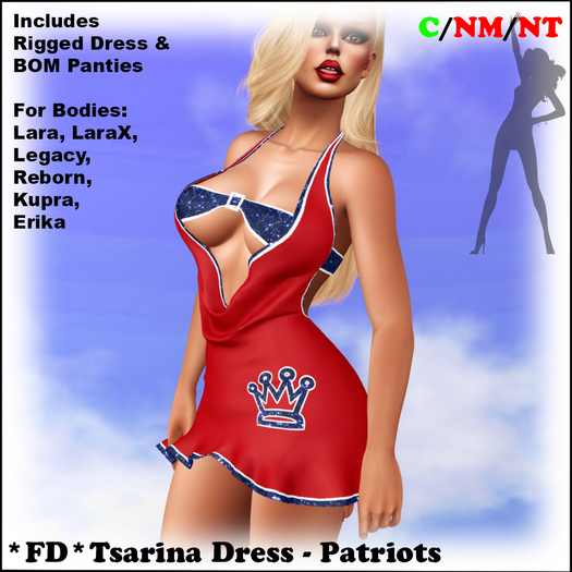 *FD* Tsarina Dress [Boxed] Patriots
