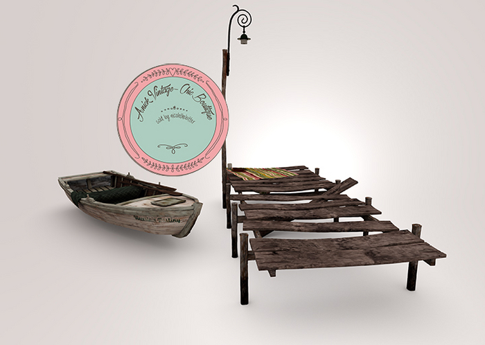03 - 8f8 - Storyteller's Burrow - Pier & Boat RARE