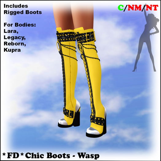 *FD* Chic Boots [Boxed] Wasp