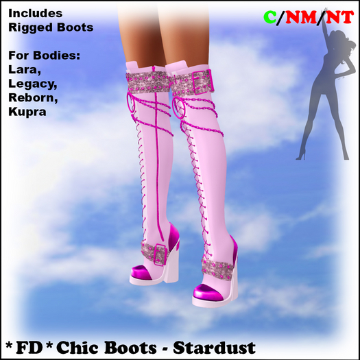 *FD* Chic Boots [Boxed] Stardust