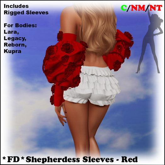 *FD* Shepherdess Sleeves [Boxed]  Red