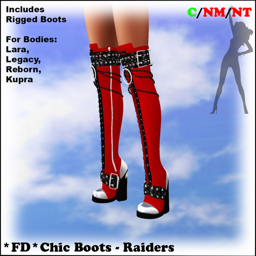 *FD* Chic Boots [Boxed] Raiders