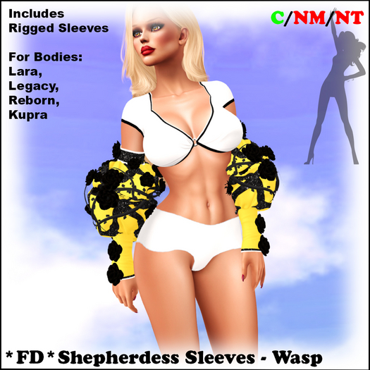 *FD* Shepherdess Sleeves [Boxed] Wasp
