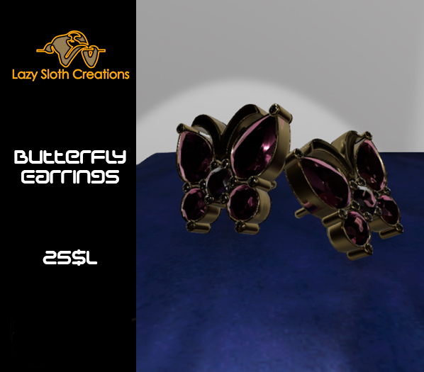 :LS: Butterfly Earrings