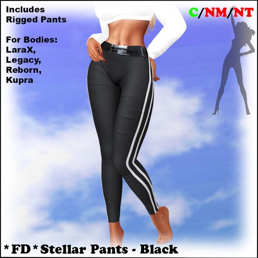 *FD* Stellar Pants [Boxed] Black