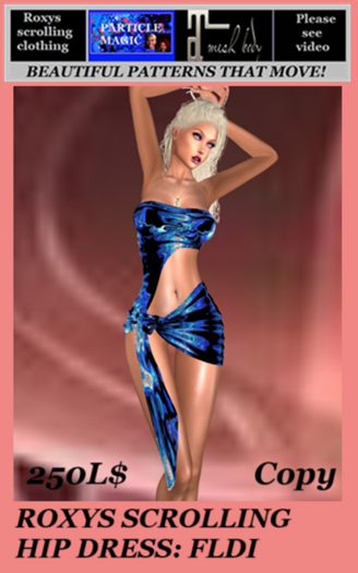 ROXYS SCROLLING HIP DRESS FLDI