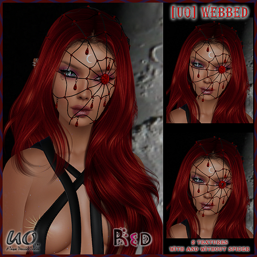[UO] Unique Jewelry - Webbed Red - Female